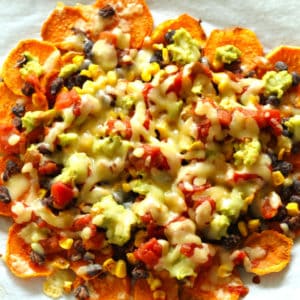 vegetarian sweet potato nachos