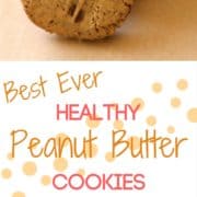 healthy peanut butter cookies
