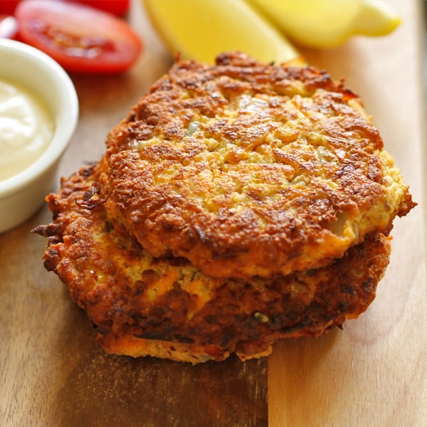 carrot and zucchini fritters