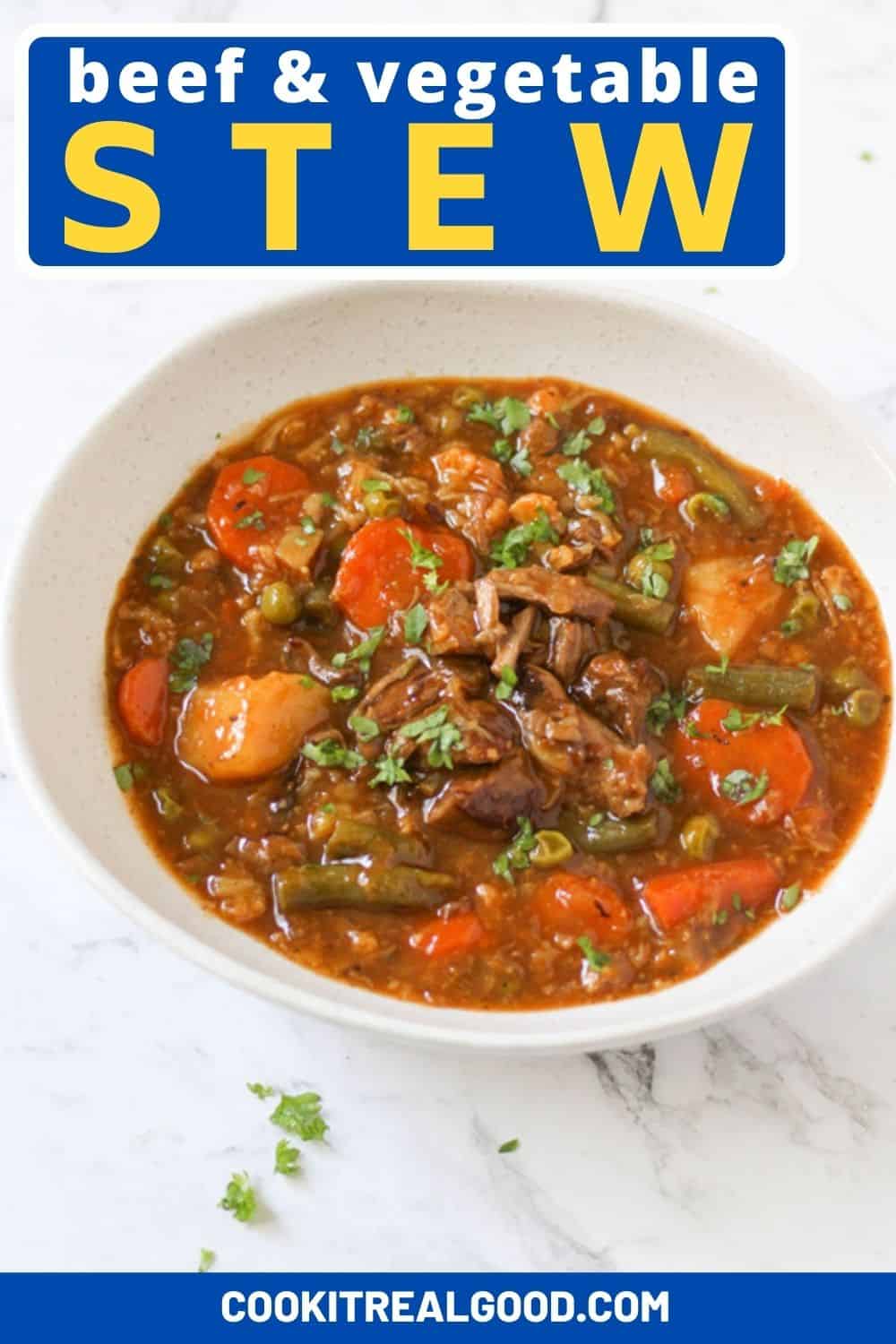 Beef and Vegetable Stew Recipe | Cook It Real Good