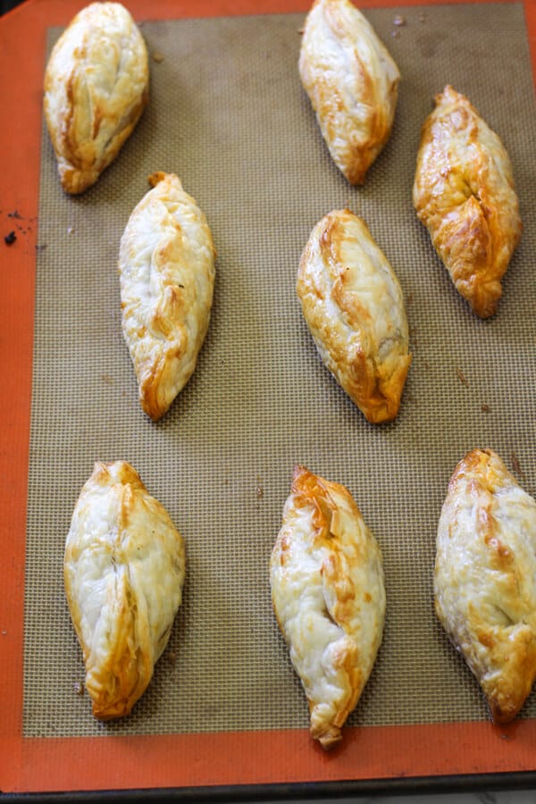 Beef Pasties just out of the oven.